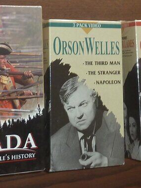 Lot Of Sealed VHS Movies Steel Magnolias Orson Wells Hollywood Glamour Girls